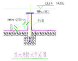 電梯基坑降水施工方案