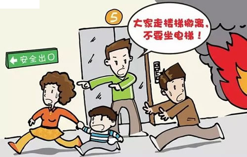 發(fā)生火災(zāi)時(shí)電梯應(yīng)急處理
